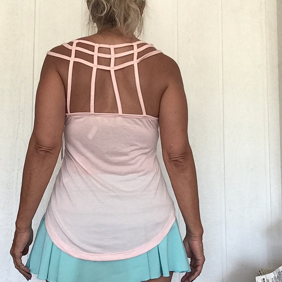 BALANCE COLLECTION BY MARIKA PINK CAGED TANK NWT S - Picture 2 of 11